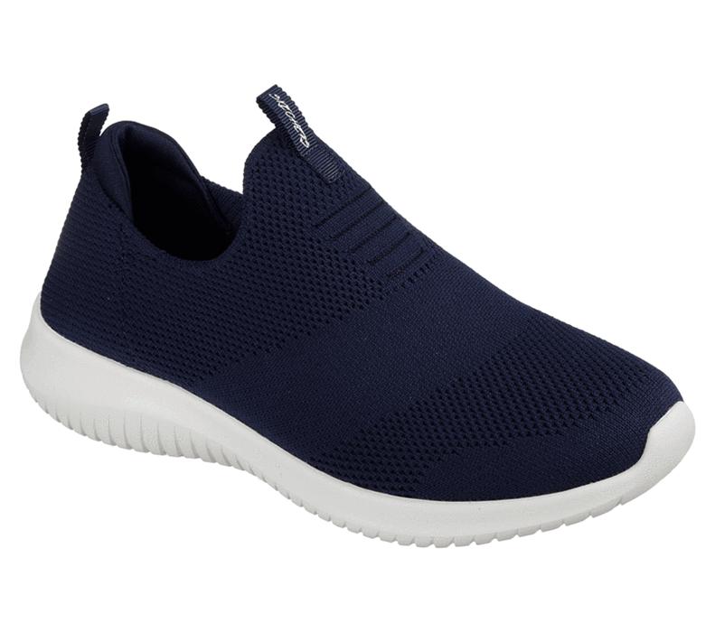 Skechers Dam Marinblå Slip On - Ultra Flex - First Take - Sverige (QENTU-2071)